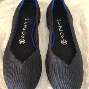 Rothy’s Round Toe Black Flats